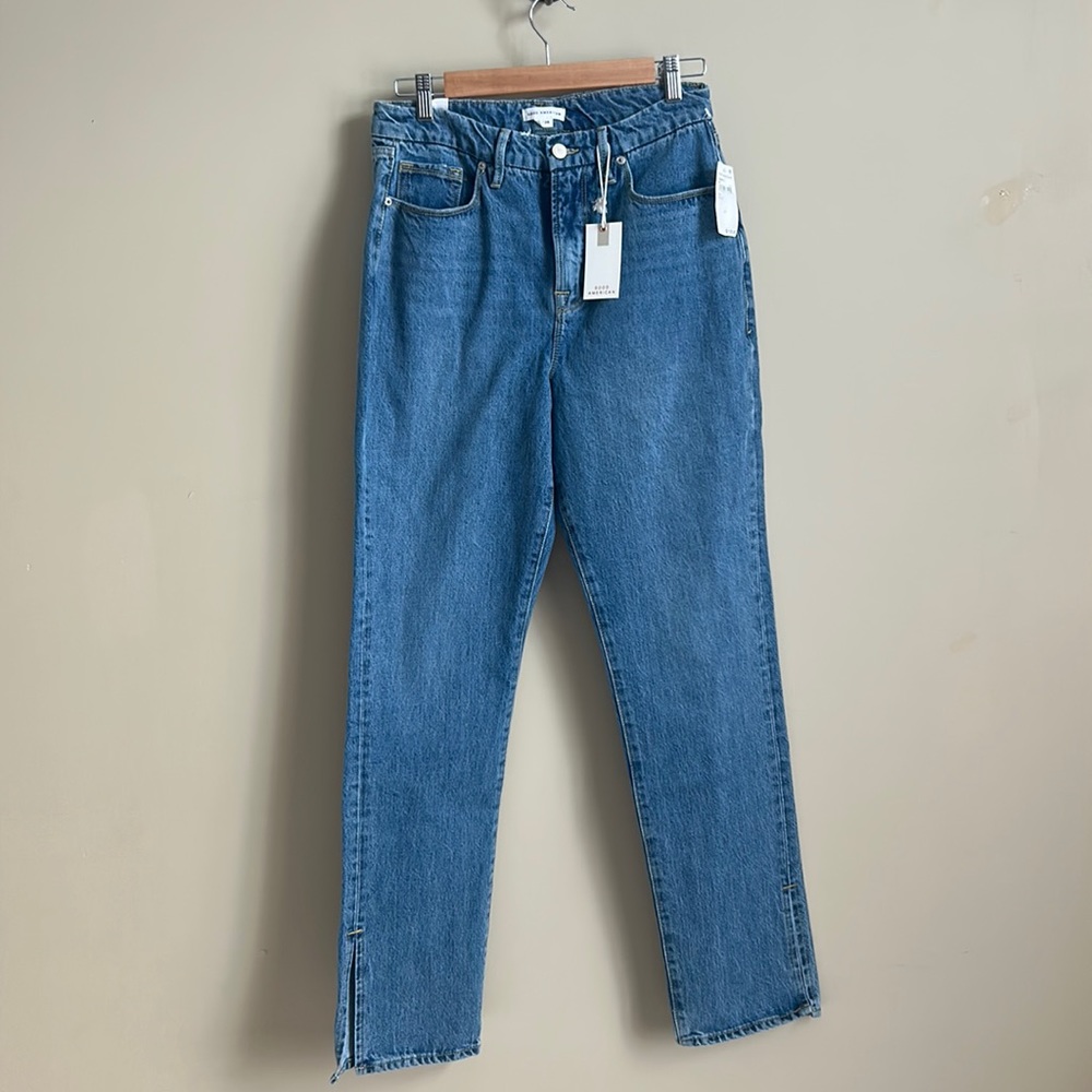 NWT Good American Good Boy Jeans